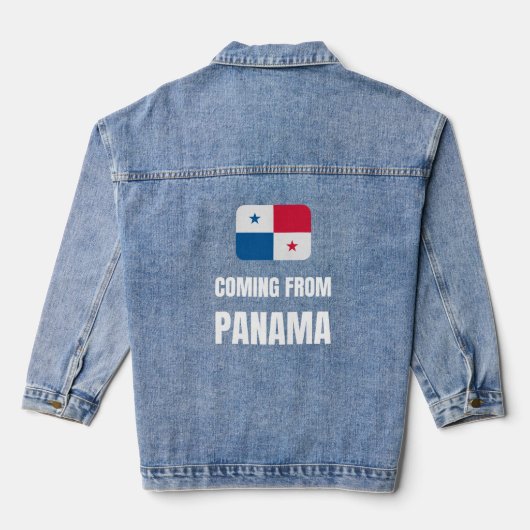 Coming from Panama Denim Jacket (Achterkant)