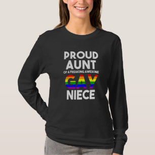 Coming Out Gay Pride Trots Tante Niece LHBTQ Stuff T-shirt
