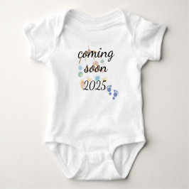 Coming soon baby announcement  romper