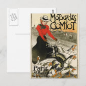 Comiotmotorfietsen Briefkaart (Voorkant / Achterkant)