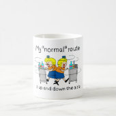 | comique Jetlagged mon itinéraire normal tasse de (Centre)