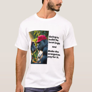 Comisch Trump-ontwerp T-shirt