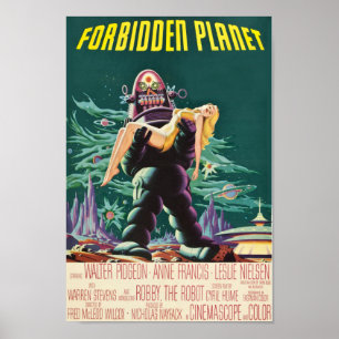 Comische planeet poster