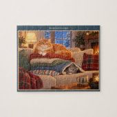 Comité de couverture Chats confortables Puzzle (Horizontal)