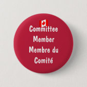 Comitélid Ronde Button 5,7 Cm (Voorkant)