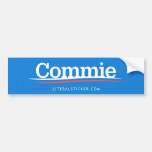 Comm Bernie Sanders Parody Bumper Sticker