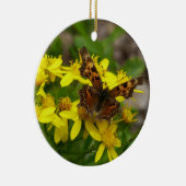 Comma Butterfly in Glacier National Park Keramisch Ornament (Rechts)