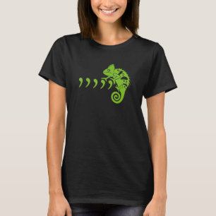 Comma Chameleon Funny 80's Muziek Songtekst Dieren T-shirt