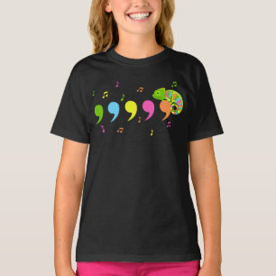 Comma Chameleon Lizard Reptiles T-shirt