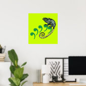 Comma Chameleon Poster $24,95 (Thuiskantoor)