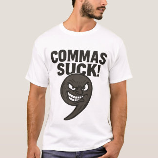 comma, editing, editor, book t-shirt
