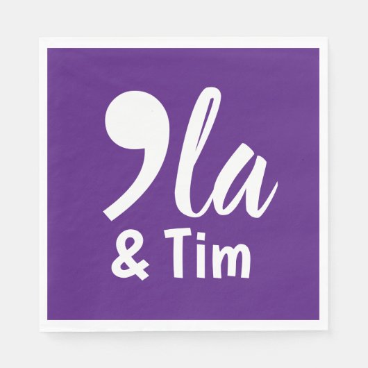 Comma Kamala en Tim 2024 Servet (Voorkant)