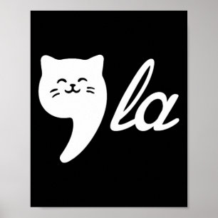 Comma La Cat Dames voor Kamala Harris Kinder Meisj Poster