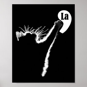 Comma La Cat Kinderloze Cat Dames Stem Rosie De R Poster