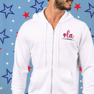 Comma la & Coach-Kamala Harris Tim Walz Full-Zip Hoodie
