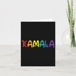 Comma La Harris Grappige Kat Lettering LHBT Regenb Kaart