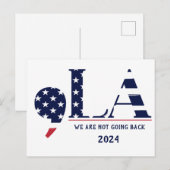 Comma La Harris voor President 2024 Briefkaart (Voorkant / Achterkant)