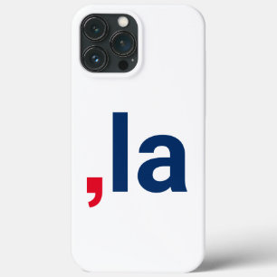Comma La kamala grappige uitspraak patriottisch iPhone 13 Pro Max Hoesje