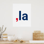 Comma La kamala grappige uitspraak patriottisch Poster (Keuken)