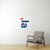 Comma La kamala grappige uitspraak patriottisch Wandkleed (In Situ (horizontaal))