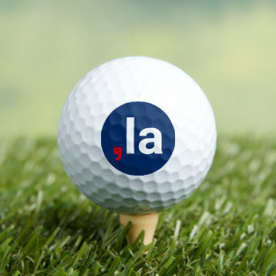 Comma La kamala grappige uitspraak rood wit blauw Golfballen