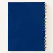 Comma La kamala grappige uitspraak rood wit blauw Notitieboek (Achterkant)