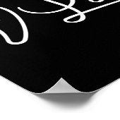 Comma La Kamala Harris 47 Vrouwelijk script voor v Poster (Hoek)