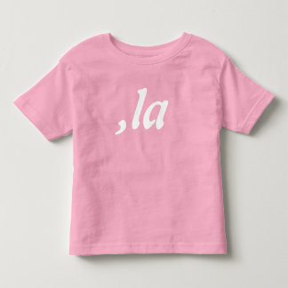 Comma La Kamala Harris - aangepast tekstontwerp Kinder Shirts