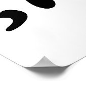 Comma La Kamala Harris - aangepast tekstontwerp Poster (Hoek)