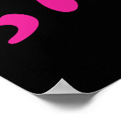 Comma La Kamala Harris - aangepast tekstontwerp Poster (Hoek)