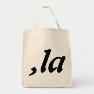 Comma La Kamala Harris - aangepast tekstontwerp Tote Bag