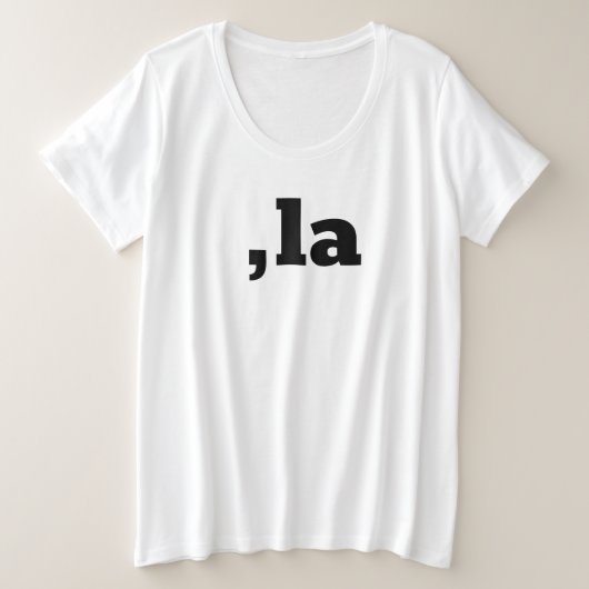 Comma La Kamala Harris - Conception de texte custo (Design devant)