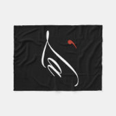 Comma La Kamala Harris Grappige interpunctie La El Fleece Deken (Voorkant (Horizontaal))