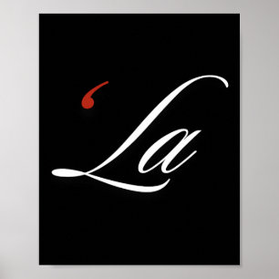 Comma La Kamala Harris Grappige interpunctie La El Poster
