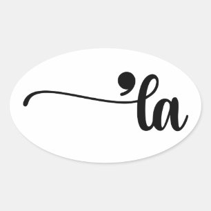 Comma La Kamala Harris Interpunctie La Verkiezing Ovale Sticker