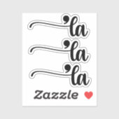 Comma La Kamala Harris Interpunctie La Verkiezing Sticker (Vel)