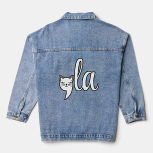 Comma La Kamala Harris - kattenmoeder voor Kamala Denim Jacket