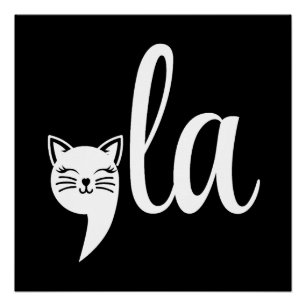 Comma La Kamala Harris - kattenmoeder voor Kamala Perfect Poster