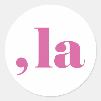 Comma la, Kamala Harris. Ronde Sticker