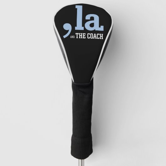 Comma La Kamala Harris Tim Walz Coach 2024 Golfheadcover (Voorkant)