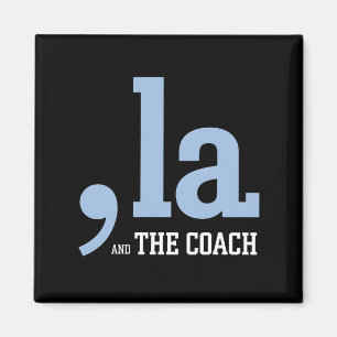 Comma La Kamala Harris Tim Walz Coach 2024 Magneet