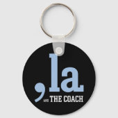 Comma La Kamala Harris Tim Walz Coach 2024 Sleutelhanger (Voorkant)