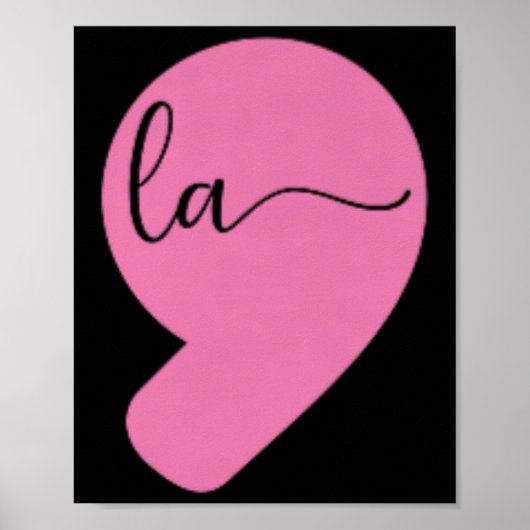 Comma La Kamala Harris voor President 2024 Poster (Voorkant)