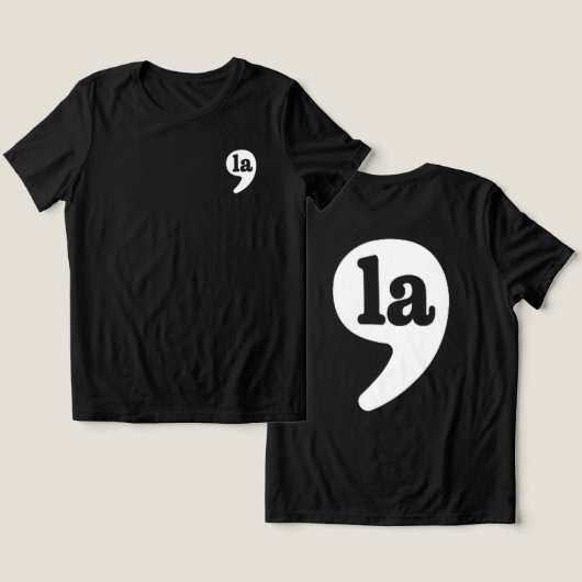 Comma La Kamala Harris voor President 2024 Tri-Blend Shirt (Ontwerp Voorkant & Achterkant)