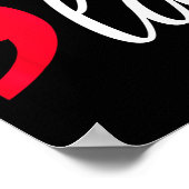 Comma La Kamala Harris voor President 2024 Vrouwen Poster (Hoek)