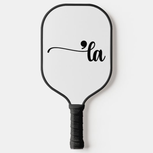 Comma La - Kamala Wit Pickleball Paddle (Voorkant)