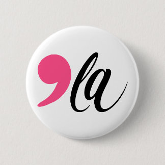 Comma La Pink Madam President Kamala Harris 2024 Ronde Button 5,7 Cm