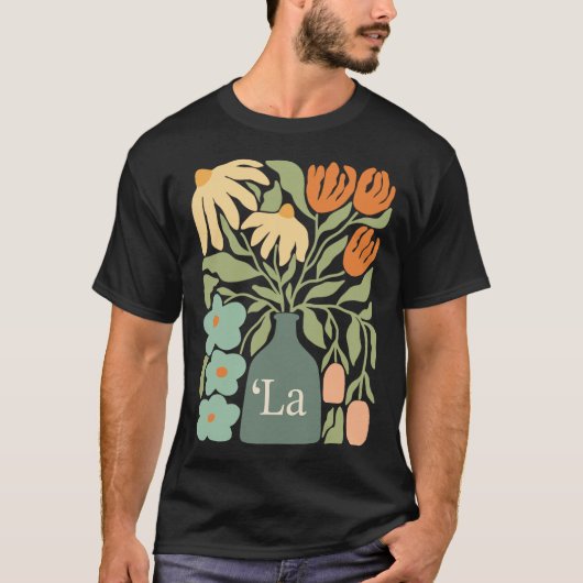 Comma La Subtle Boho Flowers Kamala Harris Madam P T-shirt (Voorkant)
