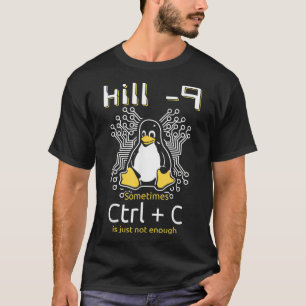 Command Line in Linu End-proces T-shirt