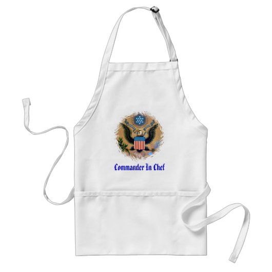 Commandant CHEF Standaard Schort (Voorkant)